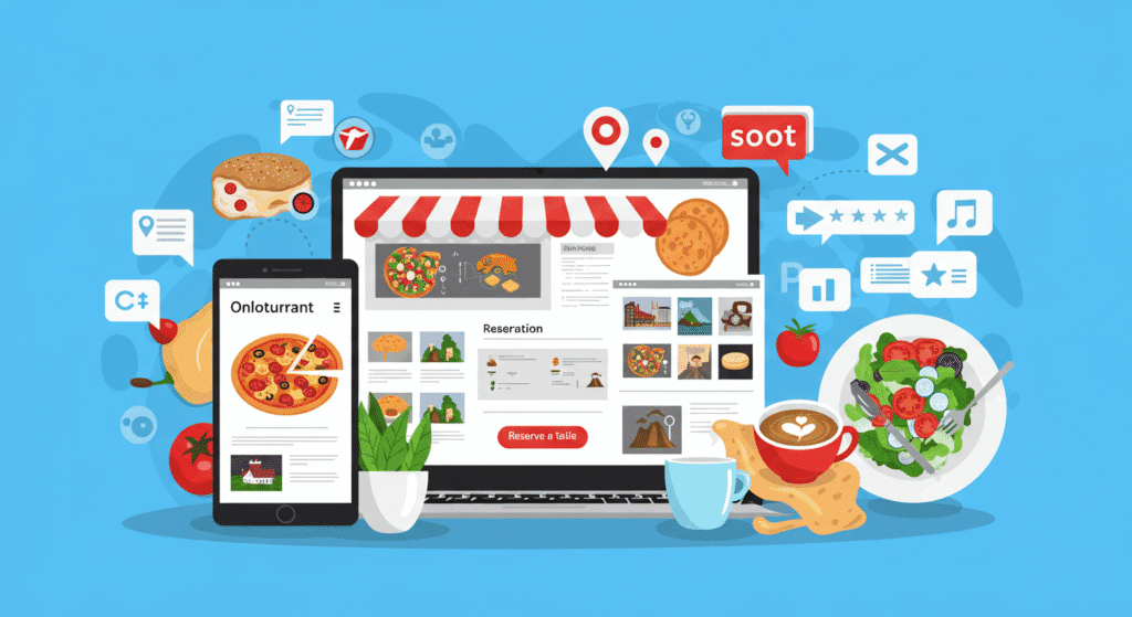 création site web restaurant Maroc