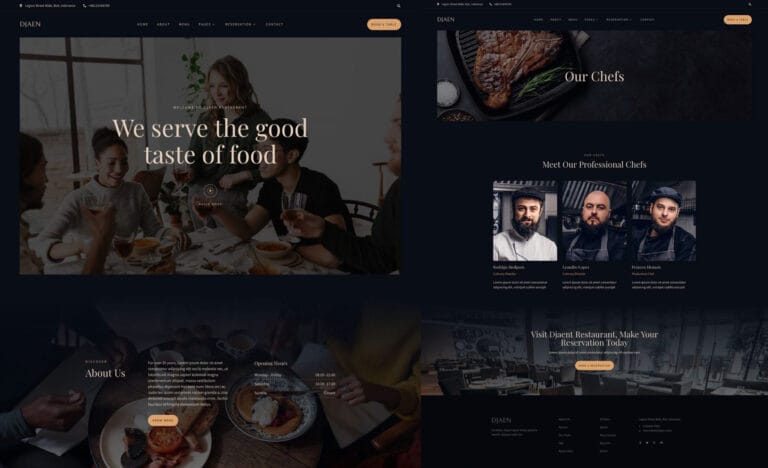 Refonte site web restaurant