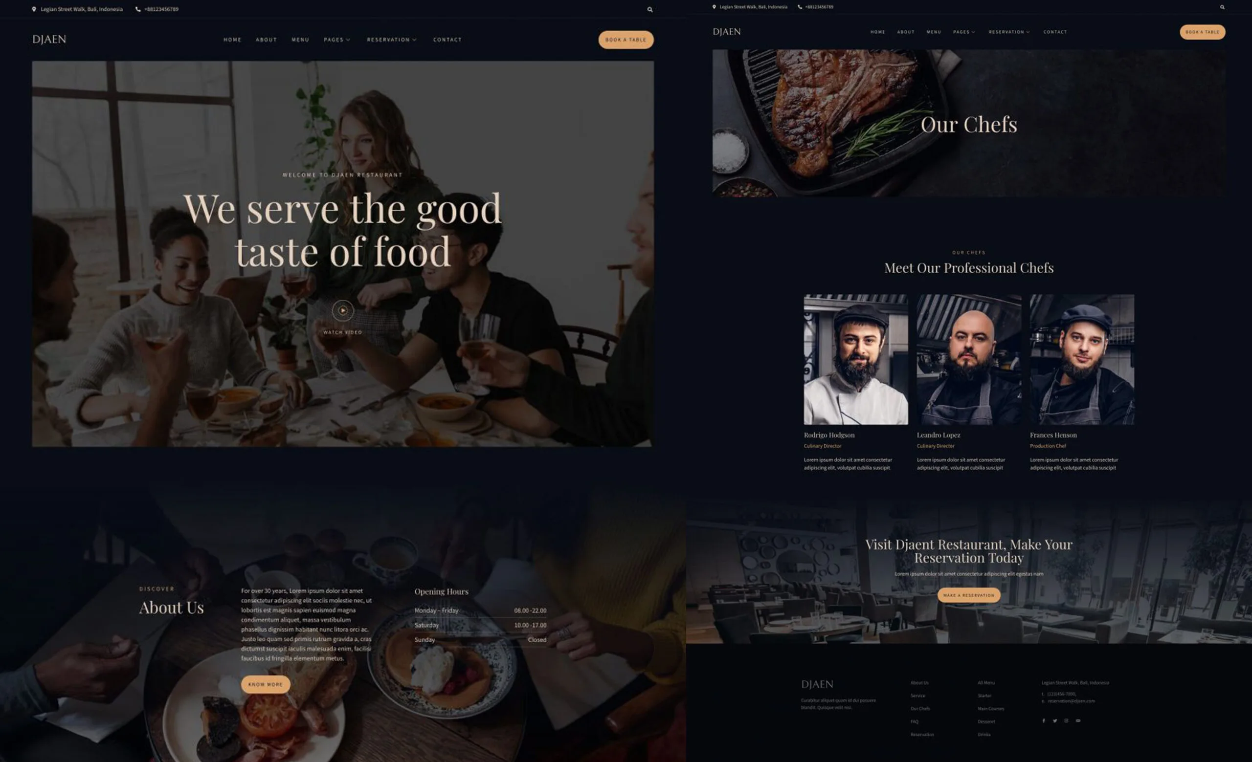 Refonte site web restaurant