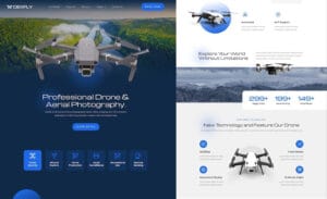 Drone site web creation