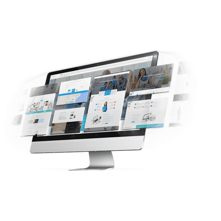 Exemple de site vitrine professionnel réalisé au Maroc, affiché sur un écran