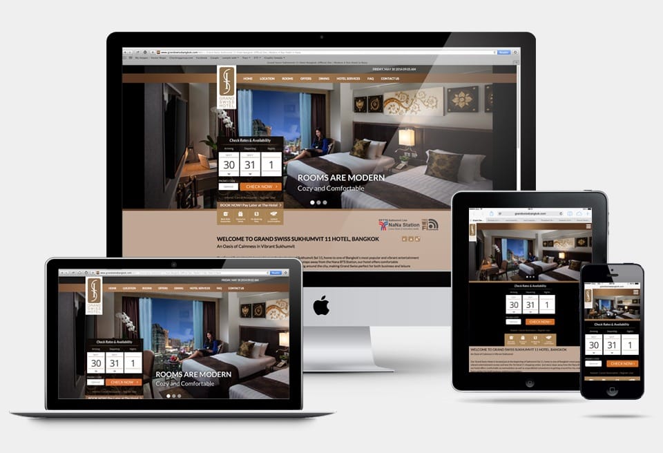 Création de site web pour hôtel ou riad au Maroc