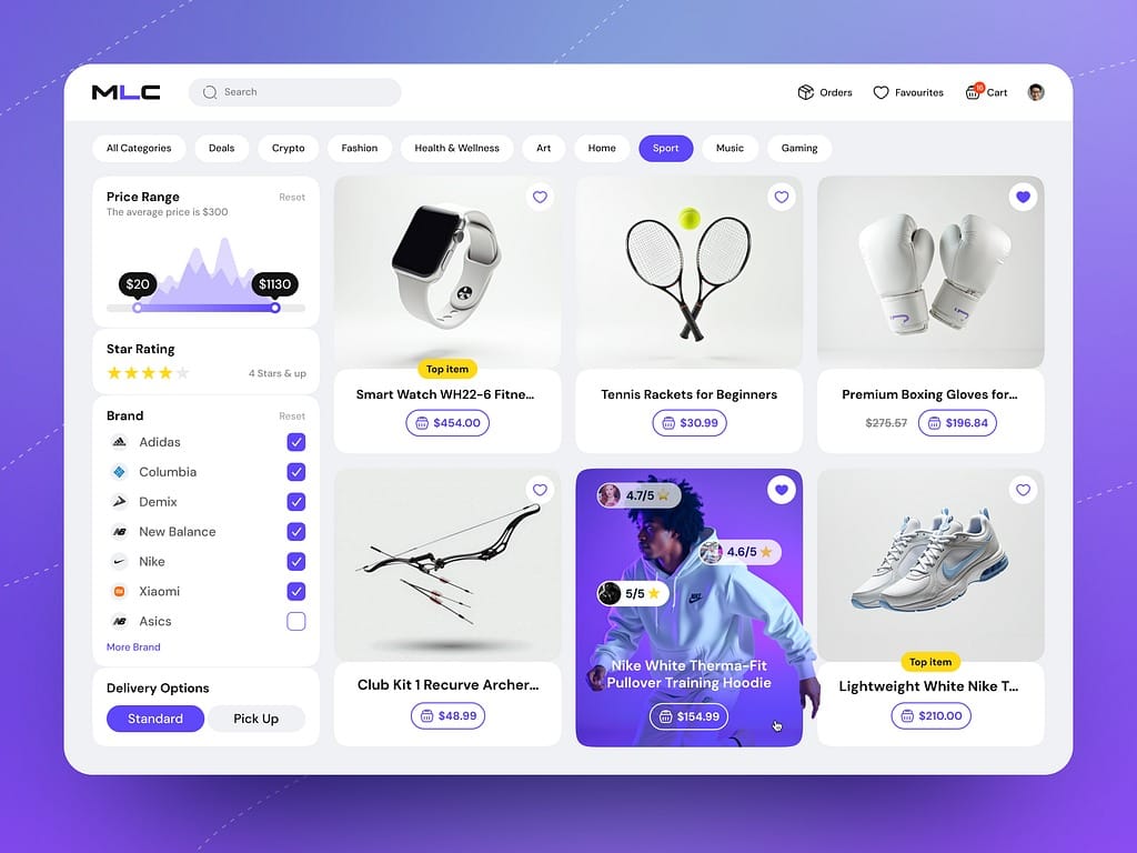 Marketplace Dynamique Mode et Équipement