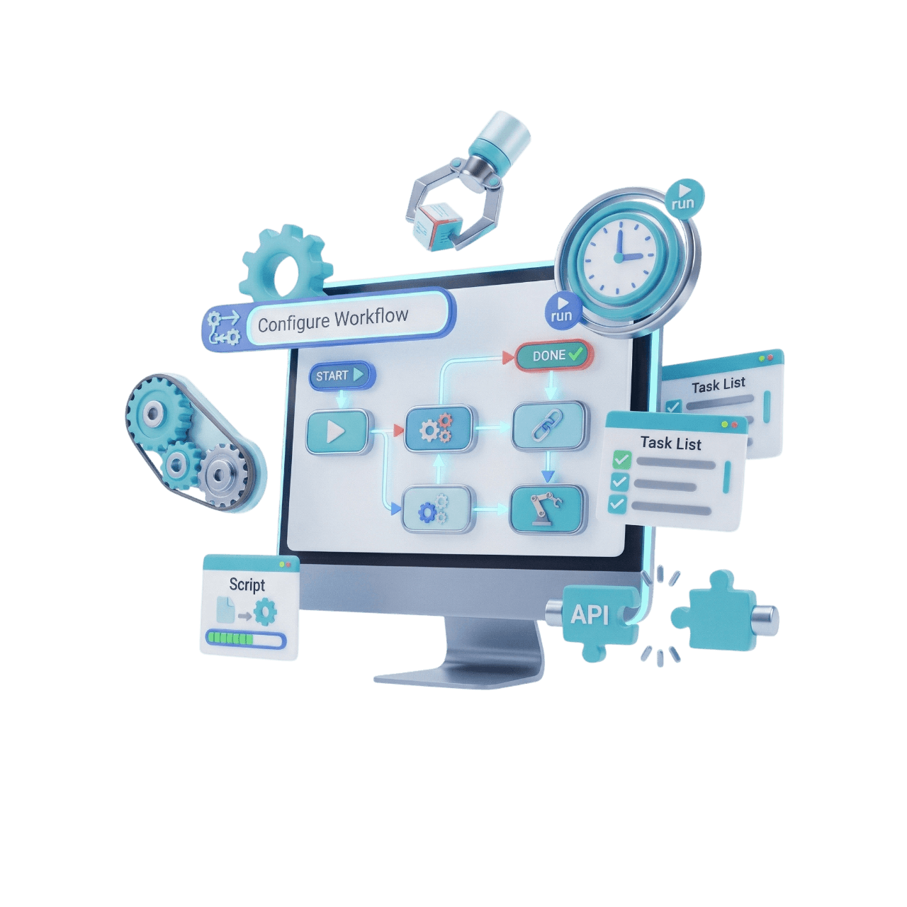 Illustration Automatisation des Processus Maroc