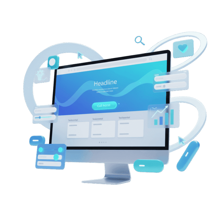 Création de site web à Casablanca : site responsive affiché sur un écran