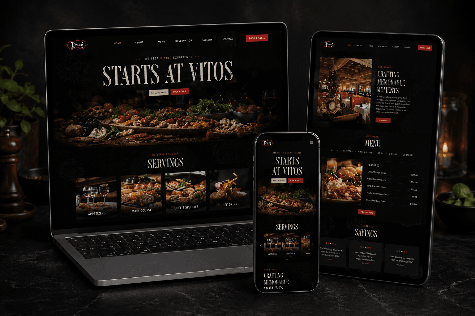 creation-site-web-restaurant-maroc-vitrine-professionnelle